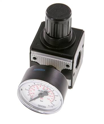 Regulador de presión de precisión G1/4'' 2100l/min 0.2-6.0bar/3-87psi de fundición de zinc Multifix 1