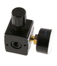Regulador de presión de precisión G1/4'' 2100l/min 0.5-16.0bar/7-232psi de fundición de zinc Multifix 1