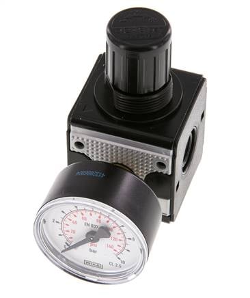 Regulador de presión G1/4'' 2100l/min 0.2-6.0bar/3-87psi de fundición de zinc Multifix 1