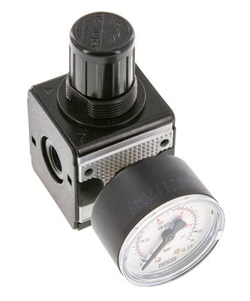 Regulador de presión G1/4'' 2100l/min 0.5-10.0bar/7-145psi de fundición de zinc Multifix 1
