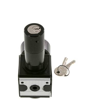 Regulador de presión G3/8'' 2100l/min 0,5-16,0bar/7-232psi Bloqueo de cilindro Multifix 1