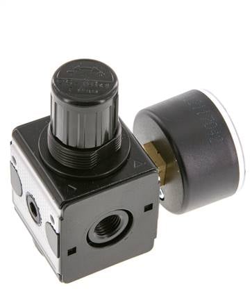 Regulador de presión G1/4'' 2100l/min 0.5-10.0bar/7-145psi de fundición de zinc Multifix 1