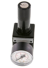 Regulador de presión G1/4'' 2100l/min 0.5-10.0bar/7-145psi Cilindro de fundición de zinc con bloqueo Multifix 1