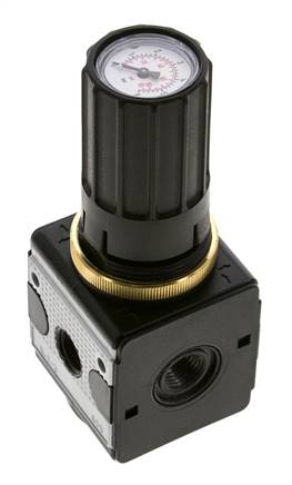 Regulador de presión para ensamblaje de colector G1/4'' 2250l/min 0.1-3.0bar/1-44psi de fundición de zinc Multifix 1