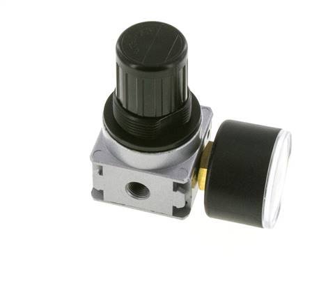 Regulador de presión G1/8'' 1450l/min 0,1-1,0bar/1-14psi Manómetro de 40 mm Multifix 0