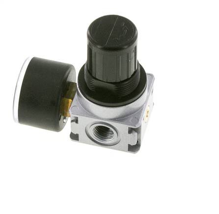 Regulador de presión G1/4'' 1450l/min 0,1-1,0bar/1-14psi Manómetro de 40 mm Multifix 0