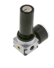 Regulador de presión G1/4'' 1450l/min 0.5-10.0bar/7-145psi Cilindro de fundición de zinc con cerradura E-11 Multifix 0