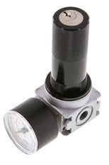 Regulador de presión G1/8'' 1450l/min 0,1-3,0bar/1-44psi Manómetro de 40 mm Bloqueo de cilindro Multifix 0