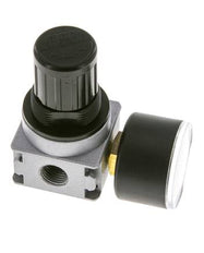 Regulador de presión para ensamblaje de colector G1/4'' 1450l/min 0.2-6.0bar/3-87psi Fundición de zinc 40 mm Manómetro Multifix 0