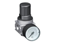 Regulador de presión para ensamblaje de colector G1/4'' 1450l/min 0.1-3.0bar/1-44psi Fundición de zinc 40 mm Manómetro Multifix 1