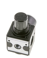 Regulador de presión para ensamblaje de colector G1/4'' 2250l/min 0.1-3.0bar/1-44psi de fundición de zinc con manómetro de 40 mm Multifix 1