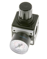 Regulador de presión para ensamblaje de colector G1/4'' 2250l/min 0.2-6.0bar/3-87psi Fundición de zinc 40 mm Manómetro Multifix 1