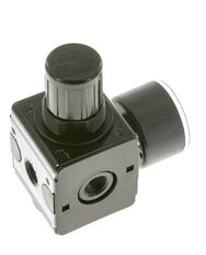 Regulador de presión para ensamblaje de colector G1/4'' 2250l/min 0.5-16.0bar/7-232psi de fundición de zinc Manómetro de 40 mm Multifix 1