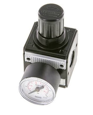 Regulador de presión para ensamblaje de colector G1/4'' 2250l/min 0.1-3.0bar/1-44psi de fundición de zinc con manómetro de 40 mm Multifix 1