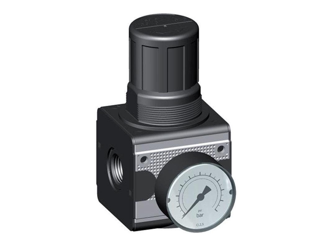 Regulador de presión para ensamblaje de colector G1/2'' 8500l/min 0.1-3.0bar/1-44psi de fundición de zinc Multifix 2