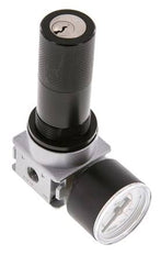 Regulador de presión G1/8'' 600l/min 0,5-10,0bar/7-145psi Manómetro de 40 mm Bloqueo de cilindro Multifix 0