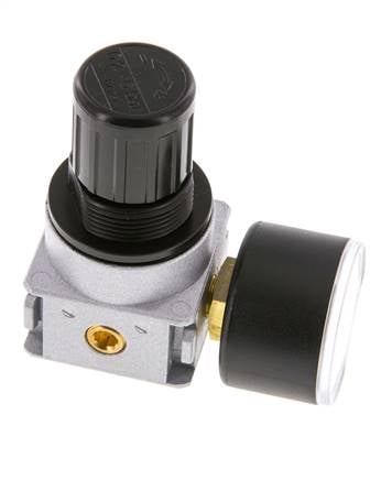 Regulador de presión G1/8'' 600l/min 0,2-6,0bar/3-87psi Manómetro de 40 mm Multifix 0