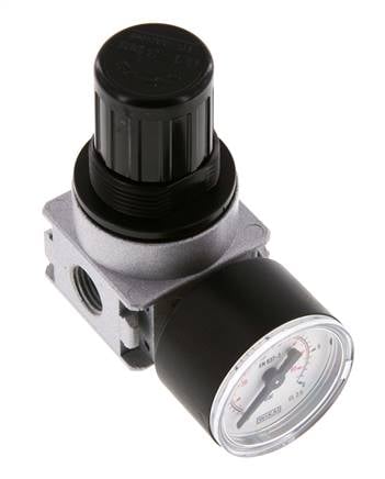 Regulador de presión G1/4'' 600l/min 0,1-3,0bar/1-44psi Manómetro de 40 mm Multifix 0