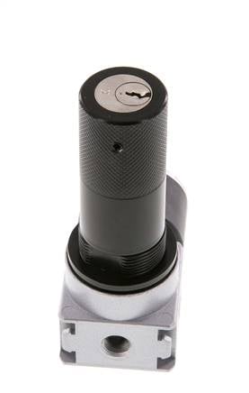 Regulador de presión G1/8'' 600l/min 0,5-10,0bar/7-145psi Manómetro de 40 mm Bloqueo de cilindro Multifix 0