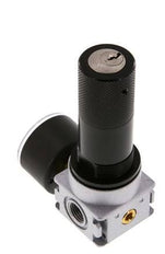 Regulador de presión G1/4'' 600l/min 0,5-10,0bar/7-145psi Manómetro de 40 mm Cylinder Lock Multifix 0