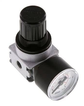 Regulador de presión G1/8'' 600l/min 0,1-3,0bar/1-44psi Manómetro de 40 mm Multifix 0