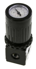 Regulador de presión G1/4'' 2100l/min 0.2-6.0bar/3-87psi Perilla de fundición de zinc con manómetro Multifix 1