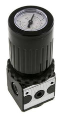 Regulador de presión G1/4'' 2100l/min 0.2-6.0bar/3-87psi Perilla de fundición de zinc con manómetro Multifix 1