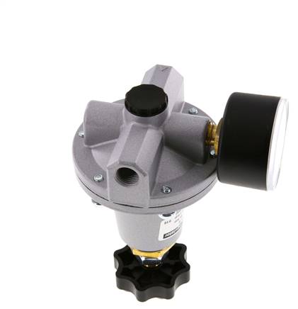 Regulador de presión de precisión G1/4'' 550l/min 0.0-1.0bar/0-14psi Fundición de zinc estándar 3
