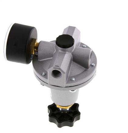 Regulador de presión de precisión G1/4'' 550l/min 0.2-6.0bar/3-87psi de fundición de zinc estándar 3