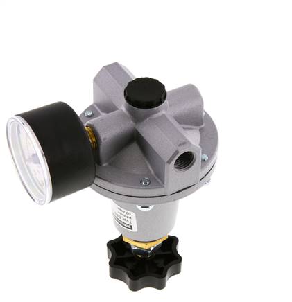 Regulador de presión de precisión G1/4'' 550l/min 0.1-3.0bar/1-44psi de fundición de zinc estándar 3
