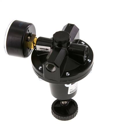 Regulador de presión de precisión G1/4'' 550l/min 0.2-7.0bar/3-102psi de fundición de zinc estándar 3