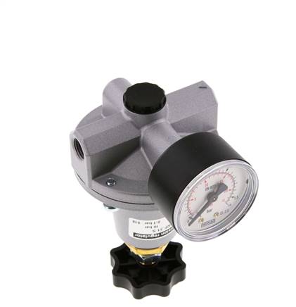 Regulador de presión de precisión G1/4'' 550l/min 0.0-1.0bar/0-14psi Fundición de zinc estándar 3