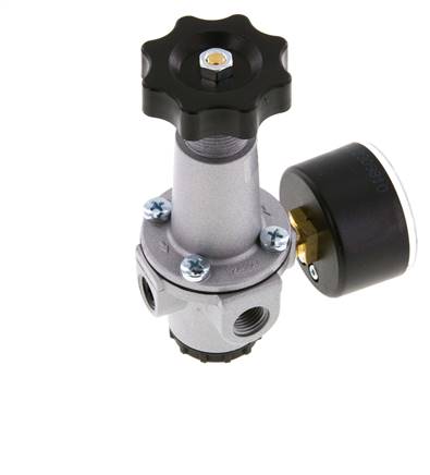 Regulador de presión G1/4'' 1000l/min 0.5-10.0bar/7-145psi de fundición de zinc estándar 1