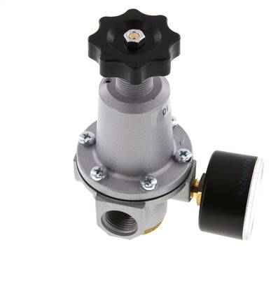 Regulador de presión G1/2'' 2100l/min 0.2-6.0bar/3-87psi de fundición de zinc Estándar 2