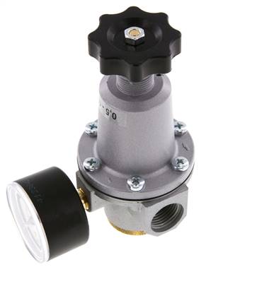 Regulador de presión G1/2'' 2100l/min 0.2-6.0bar/3-87psi de fundición de zinc Estándar 2