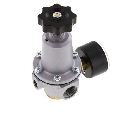 Regulador de presión G1/2'' 2100l/min 0.2-6.0bar/3-87psi de fundición de zinc Estándar 2