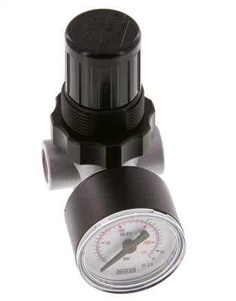 Regulador de presión G1/4'' 450l/min 0.5-10.0bar/7-145psi de fundición de zinc estándar 0
