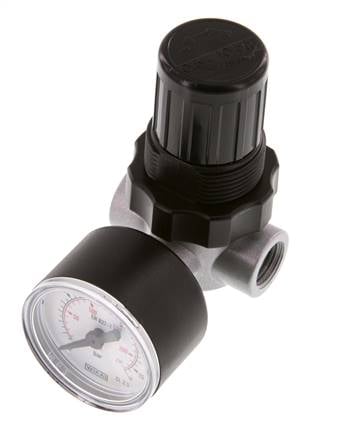 Regulador de presión G1/4'' 450l/min 0.5-10.0bar/7-145psi de fundición de zinc estándar 0