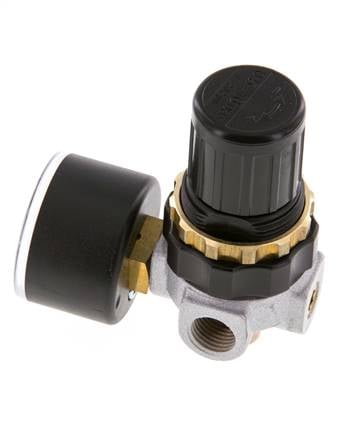 Regulador de presión G1/4'' 330l/min 0.5-16.0bar/7-232psi de fundición de zinc estándar 0