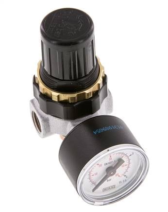 Regulador de presión G1/4'' 330l/min 0.5-3.0bar/7-44psi de fundición de zinc estándar 0