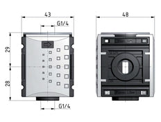 Distribuidor G1/4 2700 l/min Futura 0