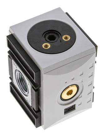 Distribuidor G1/2x1/4x3/8 4500 l/min con válvula de retención Futura 2