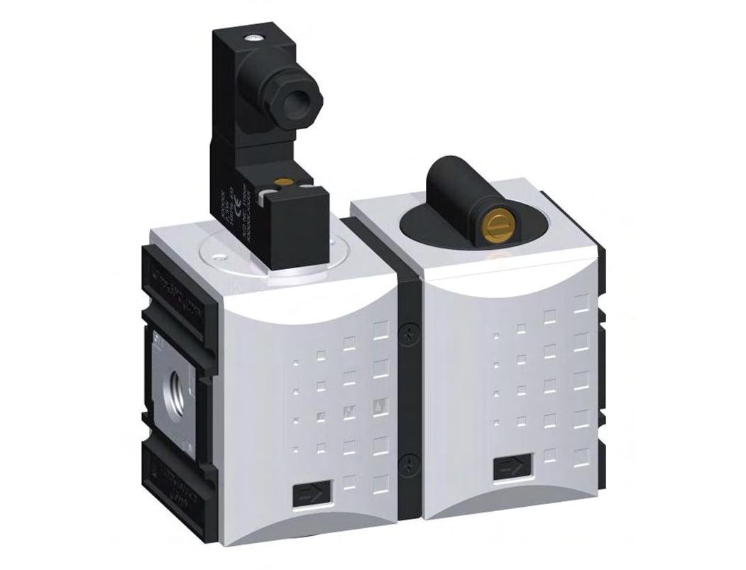 Válvula de arranque suave 3/8'' y 1/4'' 24VDC 1300l/min Futura 1
