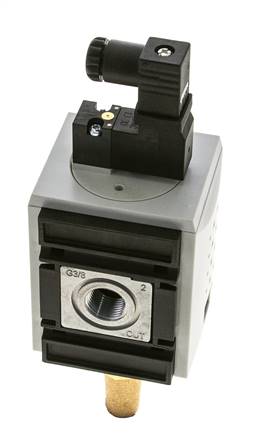 Válvula 3/2 G3/8 24VDC 4300 l/min Futura 2