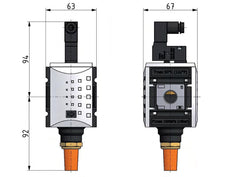 Válvula 3/2 G3/8 24VAC 4300 l/min Futura 2
