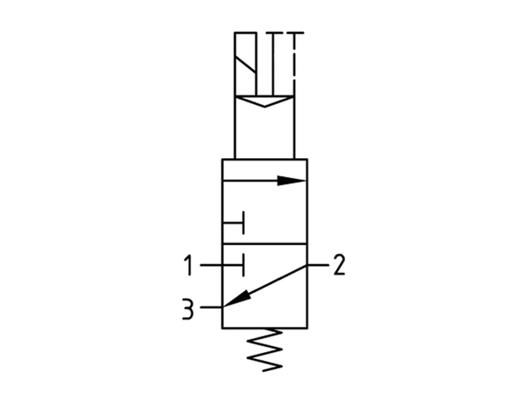 Válvula 3/2 G1/4 230VAC 2000 l/min Futura 0