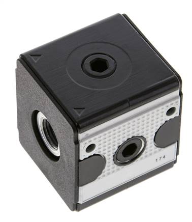 Distribuidor G1/4 700 l/min con válvula de retención Multifix 1