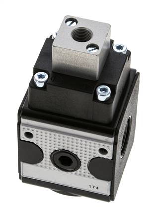 Válvula 3/2 G1/4 accionada neumáticamente 900 l/min Multifix 1