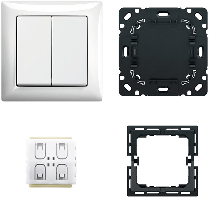 ABB Busch-Jaeger BT Juego de interruptores Balance Alpin Blanco - 2CKA006730A0153