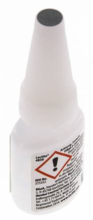 Loctite Adhesivo Instantáneo 5ml Transparente 3-11s Tiempo de Curado Superficies de Cuero, Tela y Papel
